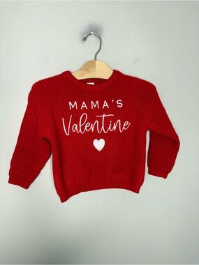 $7 ADD‎ ON Reverie Threads sweater valentine 12-18M h&m janie and jack knit top